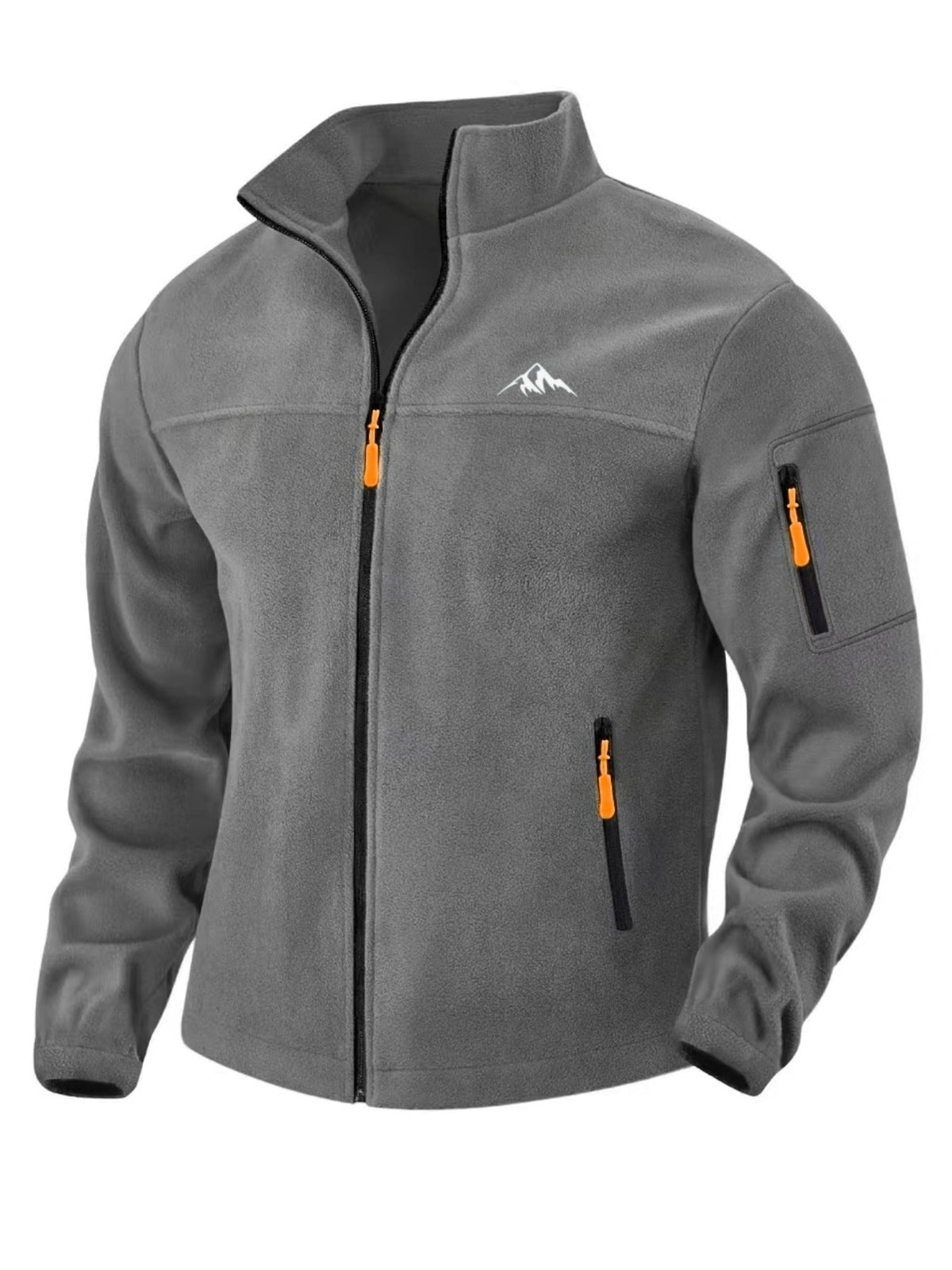Herren Fleecejacke mit Stehkragen - Winddicht