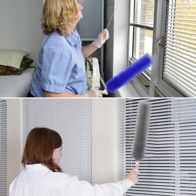 Flexible Mikrofaser-Ventilator-Staubbürsten – Wiederverwendbare Reinigungswerkzeuge für Flügel, Lüftungsschlitze & Jalousien