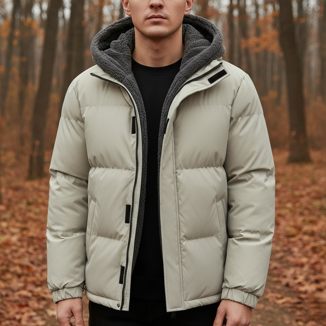 Jacke für Herren mit Fleecefutter & Kapuze – NordFrost Parka