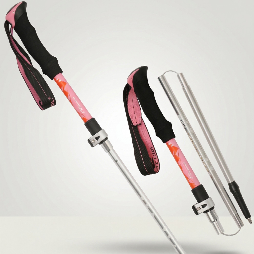 Nordspur | Faltbare Nordic-Walking-Stöcke für Stabilität