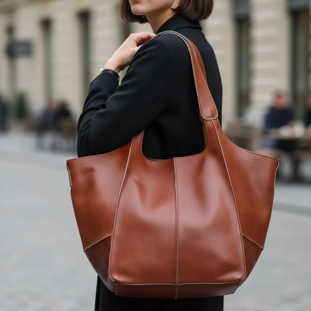Taschen aus weichem veganem Leder mit großem Stauraum – Elegance Tote
