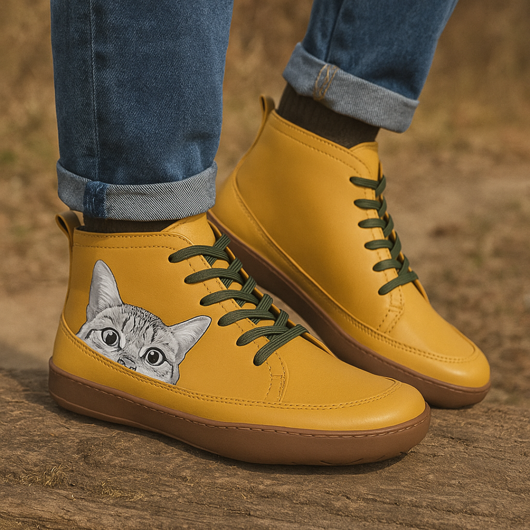 Schuhe Leder warm & stylisch – CatLovers Ankle Boots