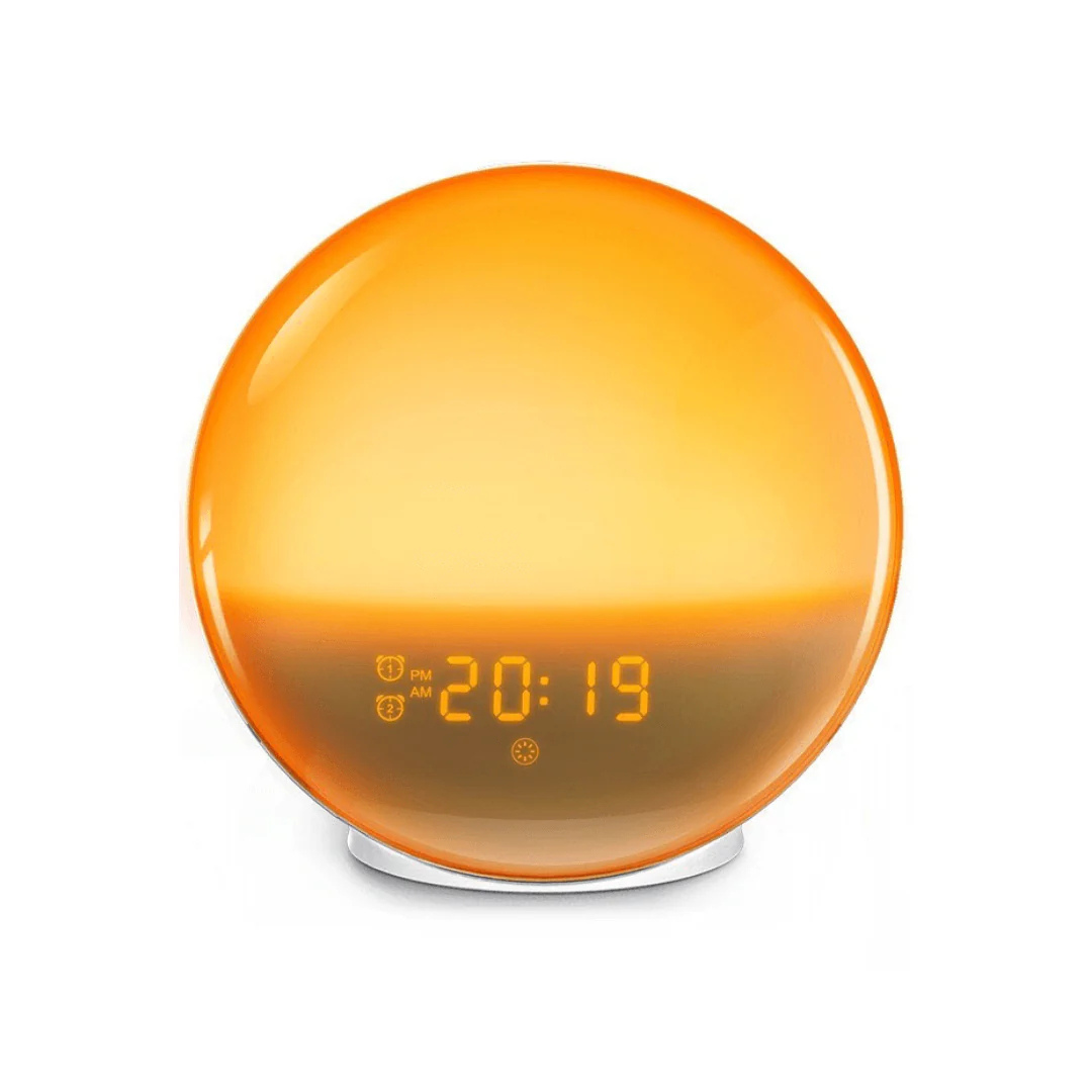 Digitaler Wecker mit Sonnenaufgangssimulation & Naturgeräuschen – SunGlow Rise