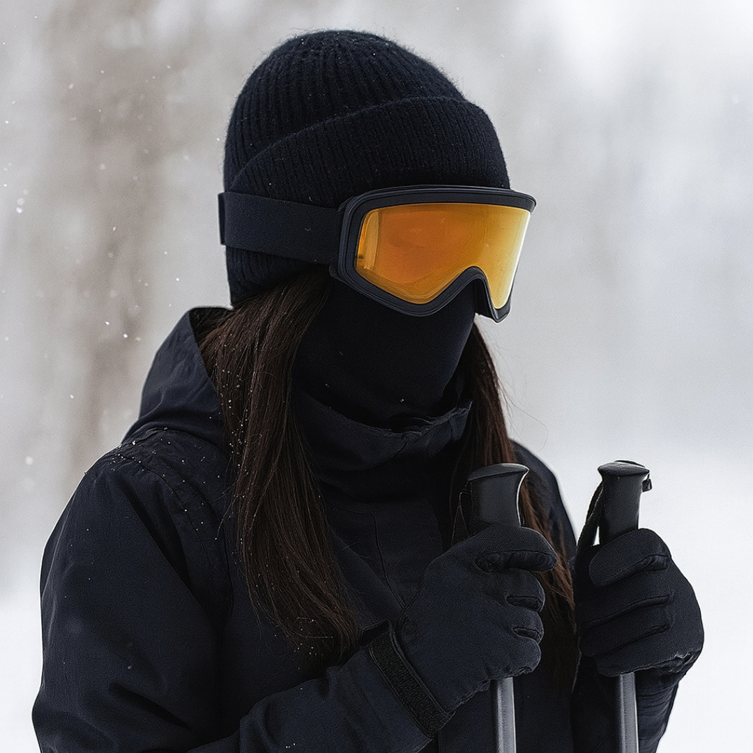 Mütze aus Kaschmirwolle mit Kaninchenfell – WinterWeich