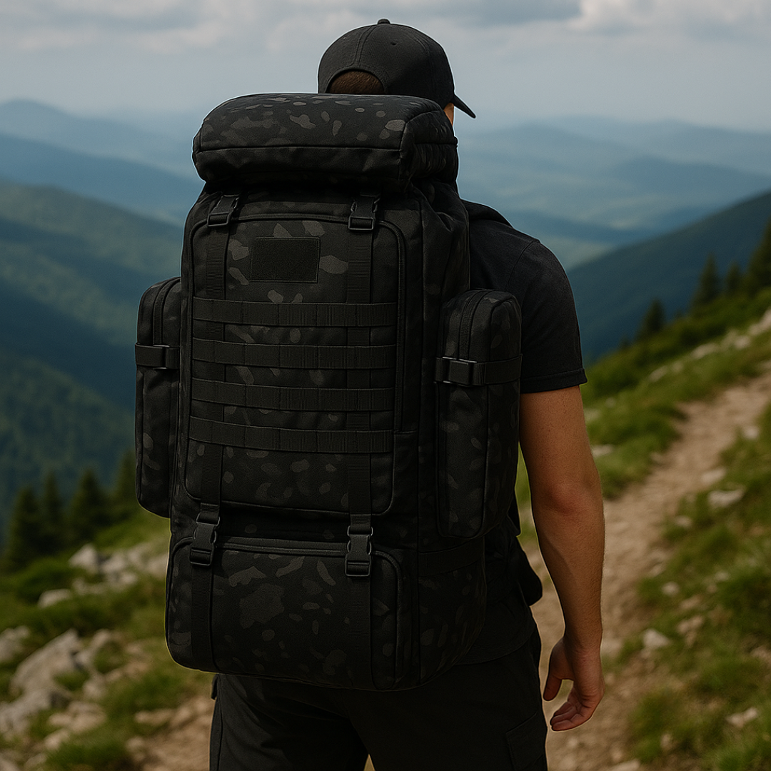 Taktischer Rucksack 80L wasserdicht – BergTrail Pro