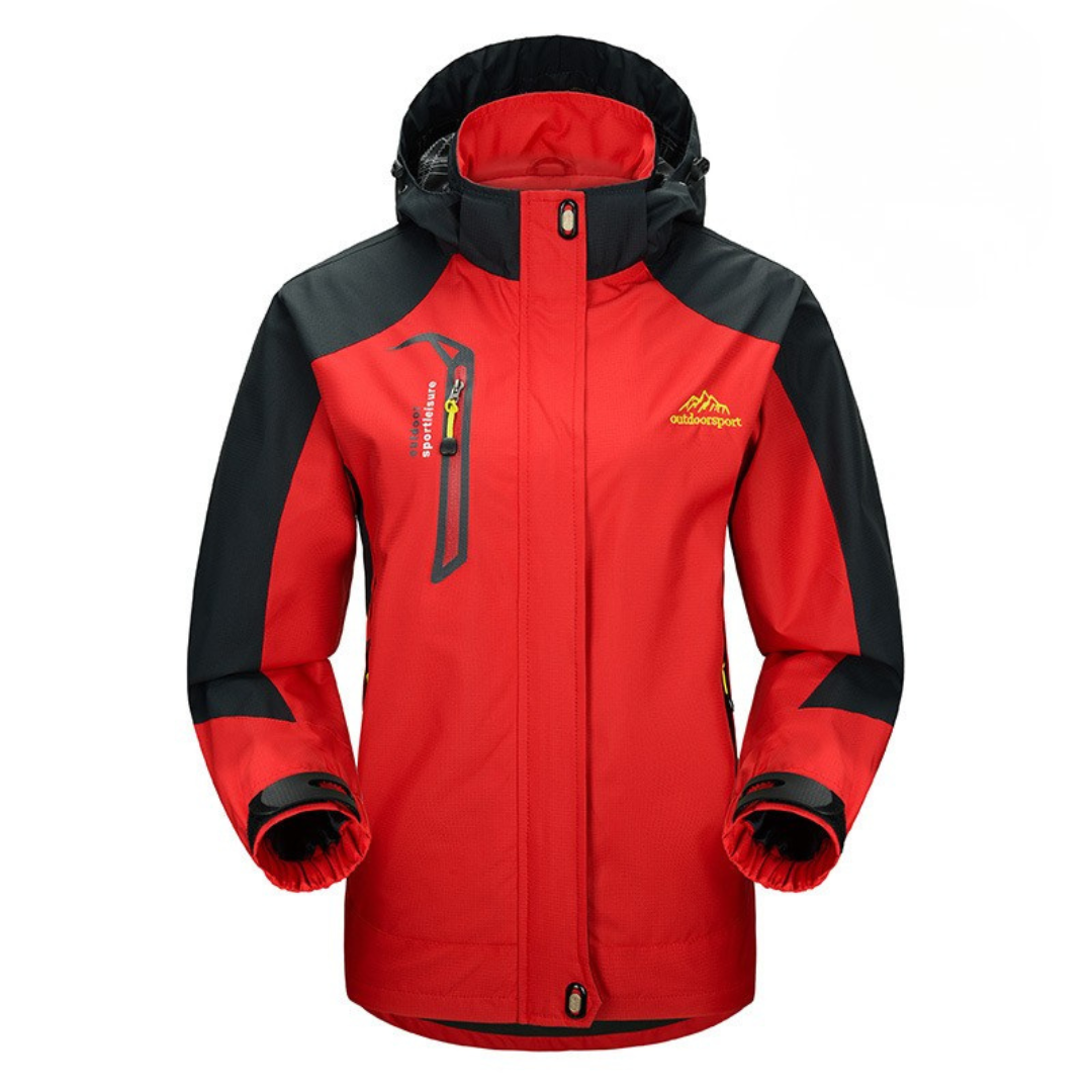 Outdoorjacke Damen wasserdicht & winddicht mit Kapuze – StormPeak Shell