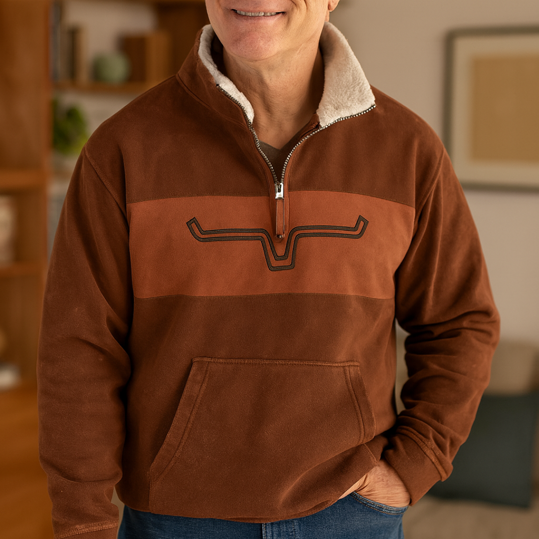 Weicher Hoodie mit Fleece & Tribal-Ärmeln – CanyonTrail Hoodie