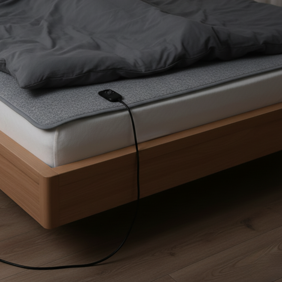 Elektrische Heizmatte 160×80 cm mit 6 Heizbereichen & USB-C – HeatZone Blanket