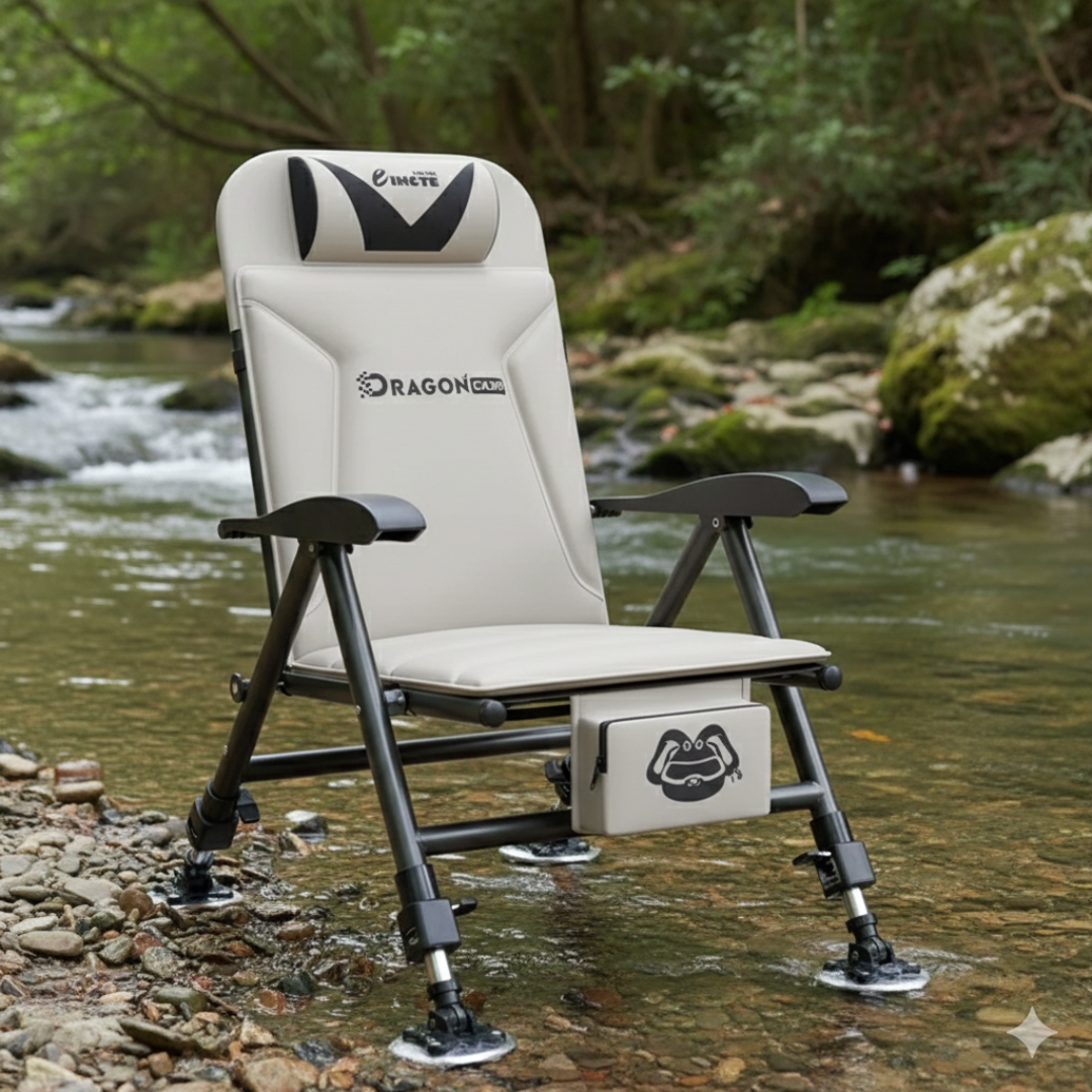 Nordspur | CastellaPro Klappbarer Outdoor-Angelstuhl