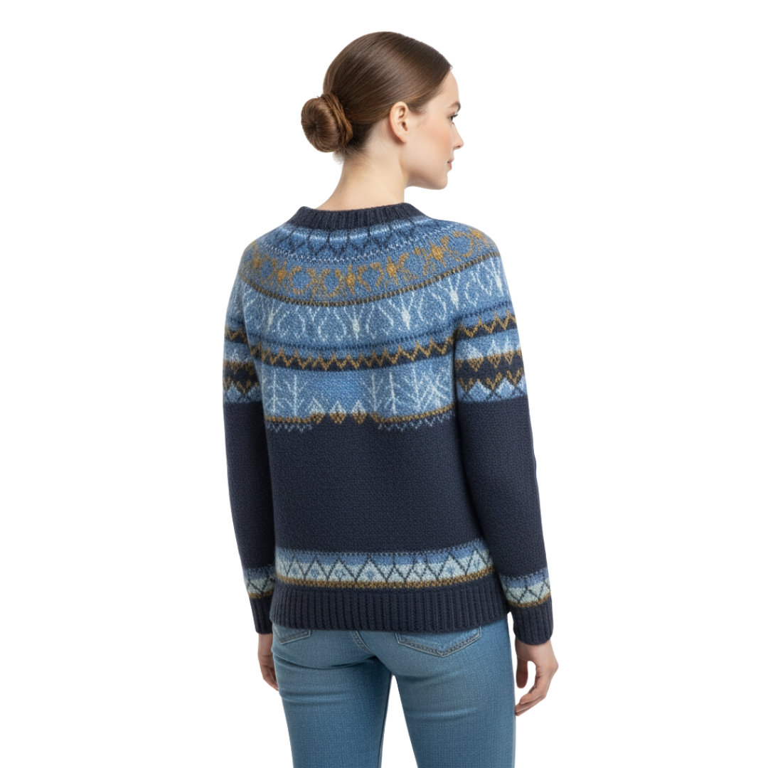 Nordspur | FrostLoom Nordischer Strickpullover