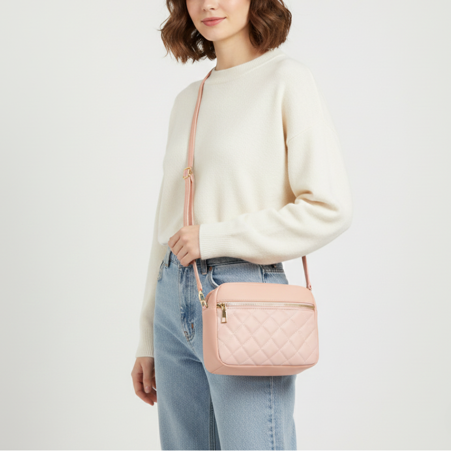 Nordspur | Weiche Crossbody-Tasche aus Spaltleder