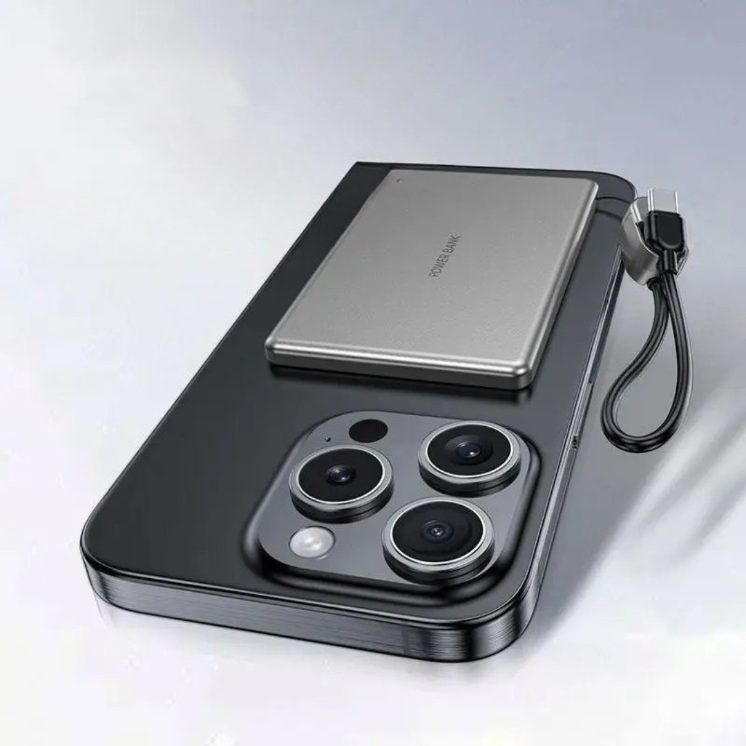 Nordspur | VeltroCharge Ultraflaches magnetisches Powerbank