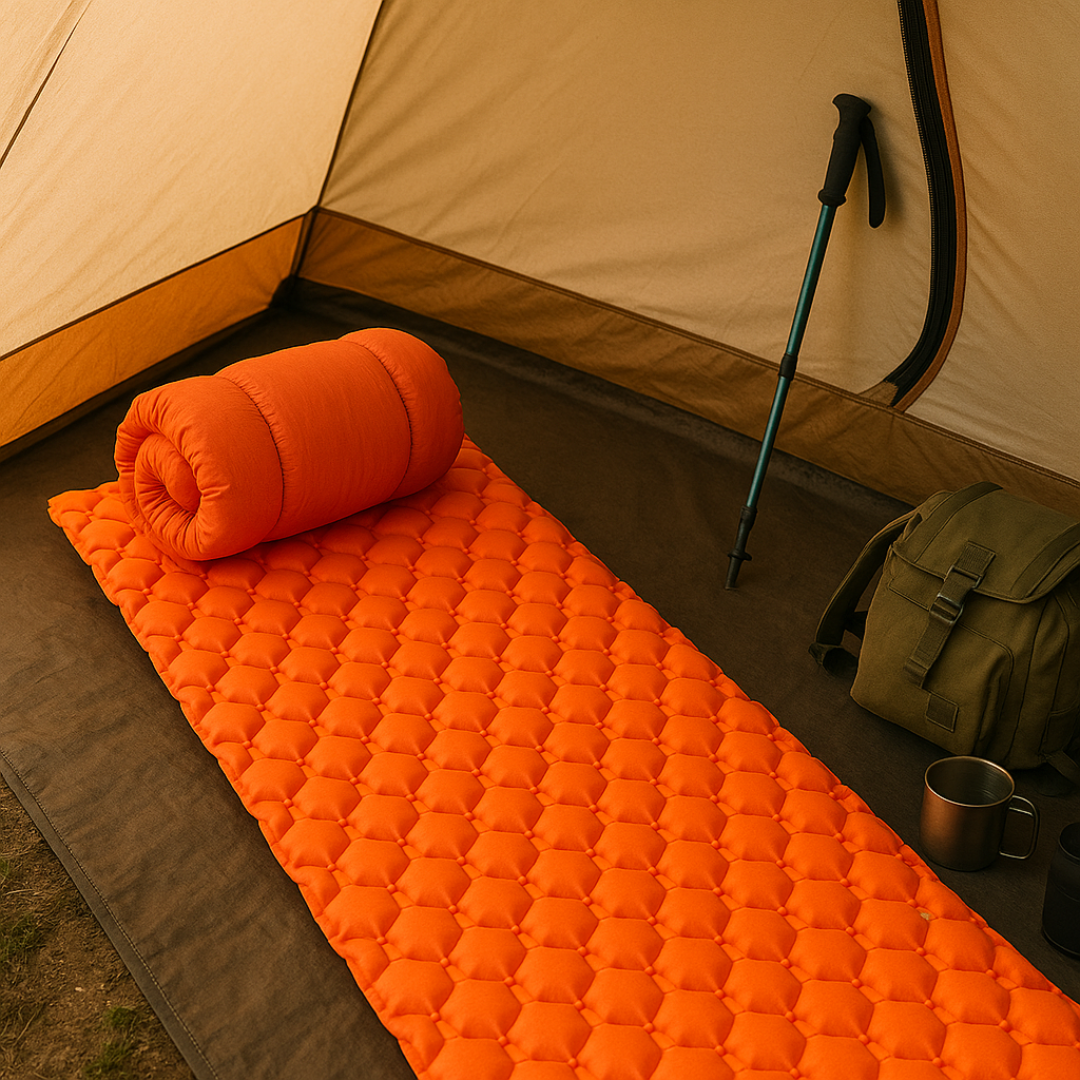 Ultraleichtes Camping-Luftmatratze 550 g – AirHex TrailMat
