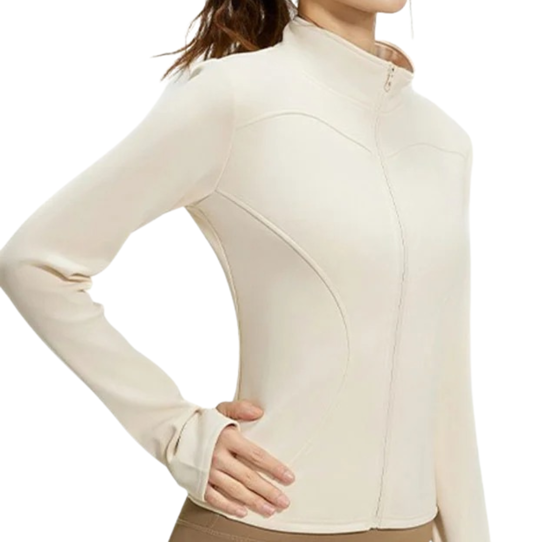 Nordspur | Thermiqurv Slim-Fit Jacke mit durchgehendem Reißverschluss