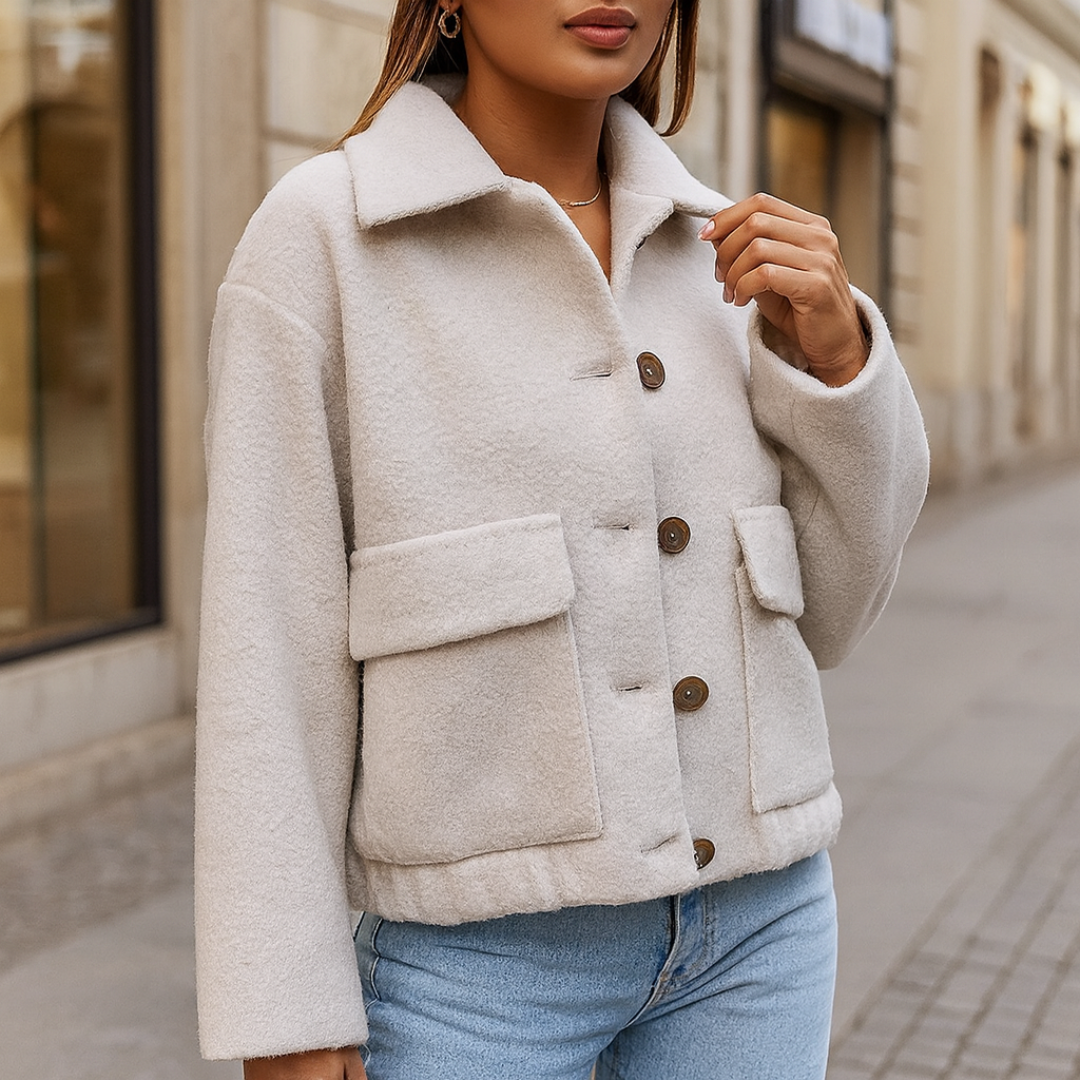 Damen Wintermantel mit Reverskragen & Relaxed Fit – Nordspur CozyLuxe Coat