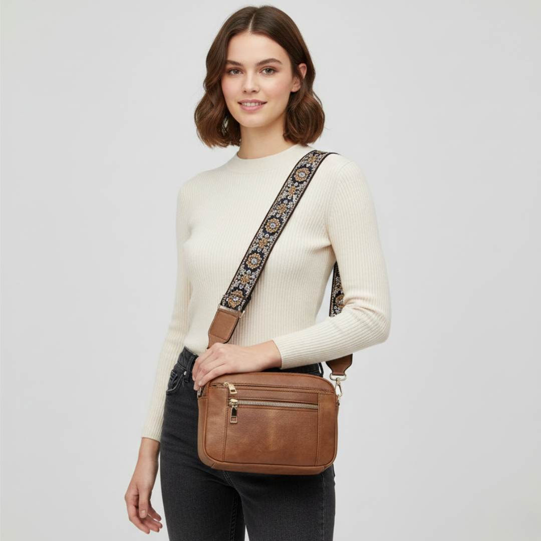 Nordspur | Weiche, quadratische Crossbody-Tasche