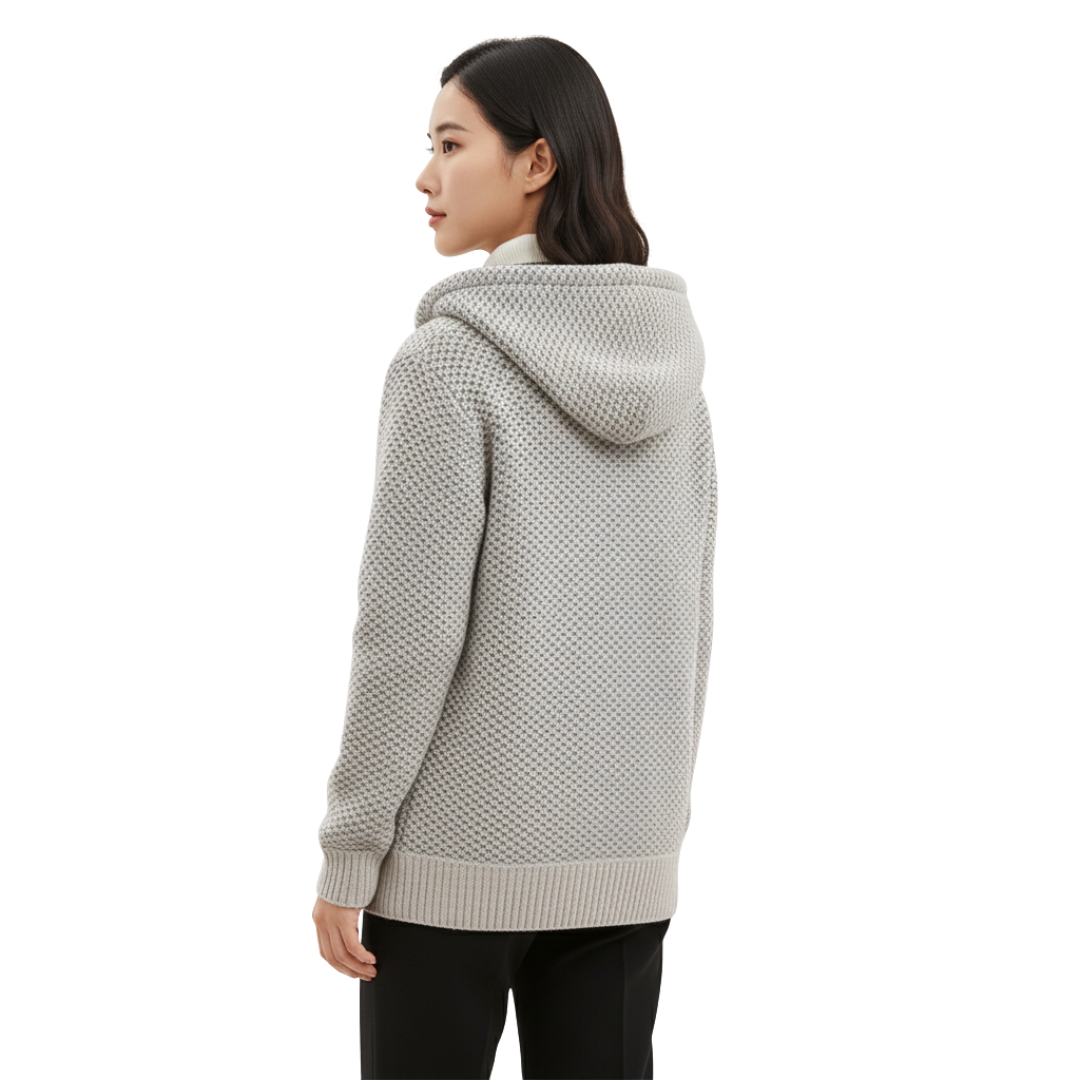 Nordspur | StoneWeave Kapuzenpullover mit Struktur
