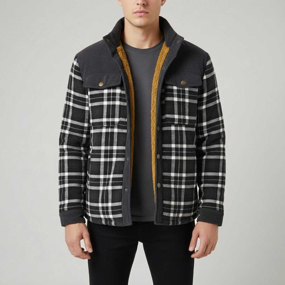 Nordspur | Gefütterte Flanell-Hemdjacke