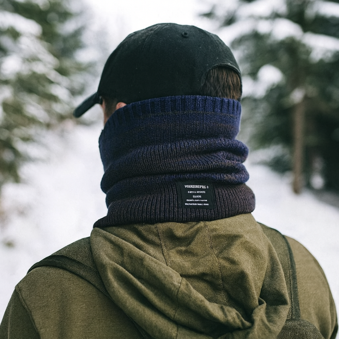 Halswärmer Strick mit Fleece-Innenfutter – WinterKnit