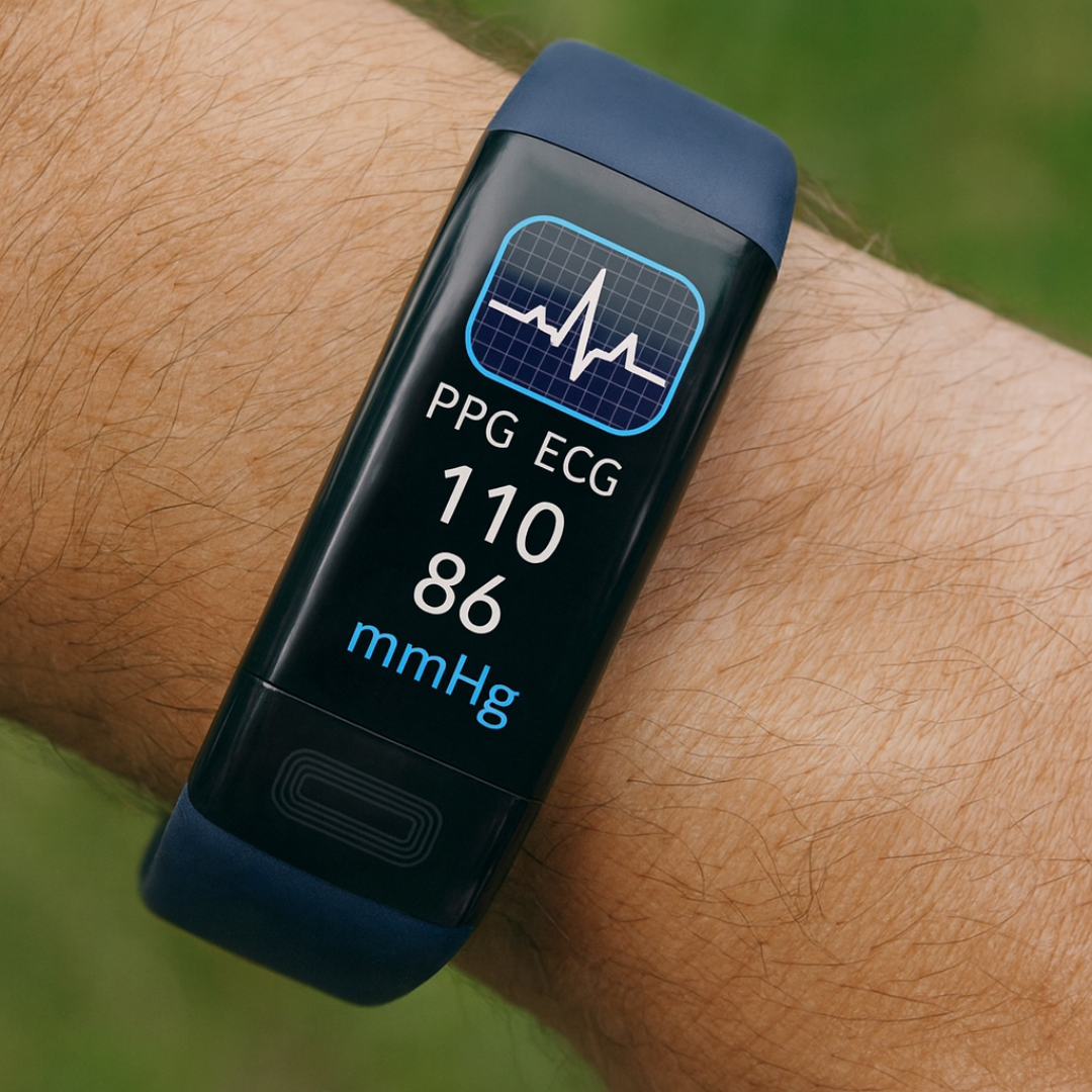 Smartwatch mit EKG, Blutdruck- & Schlaftracking – P11Plus HealthBand