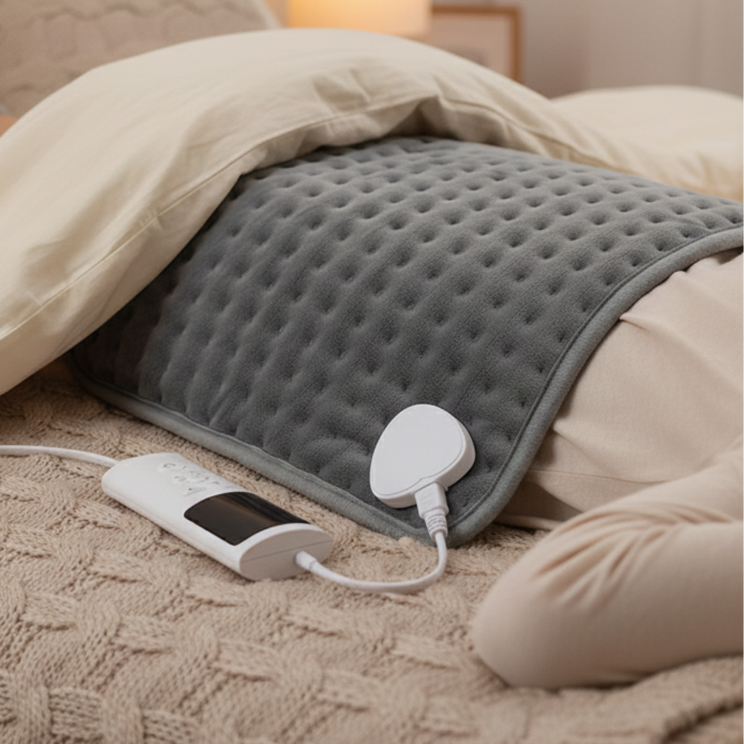 Heizkissen 60×30 cm mit 9 Temperaturstufen & Timer, EU-Stecker – WarmEase Pad