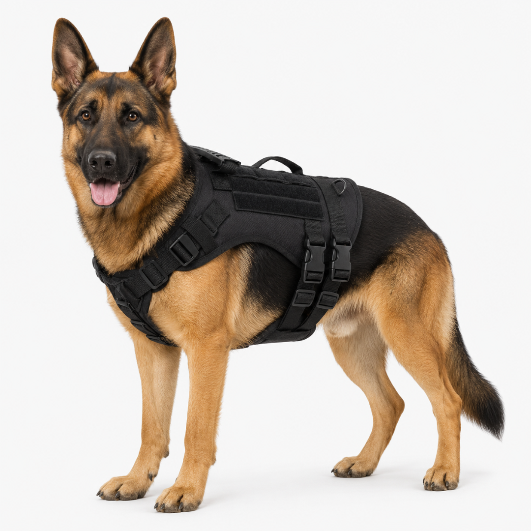 Nordspur | Tacticanine Militär-Stil Taktisches Hundegeschirr-Set