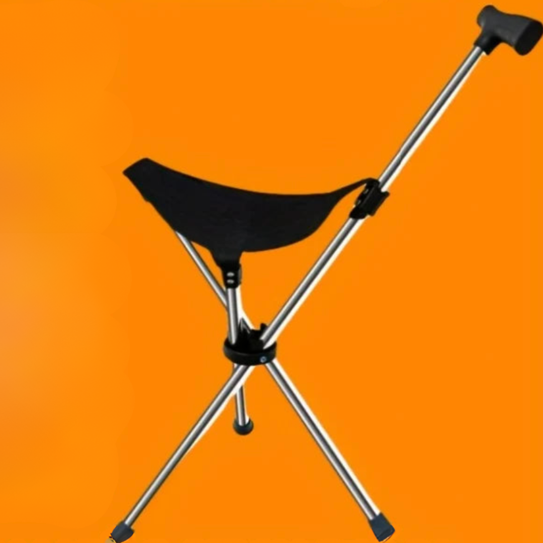 Nordspur | TrailRest 2-in-1 Klappstock mit Sitzbänkchen