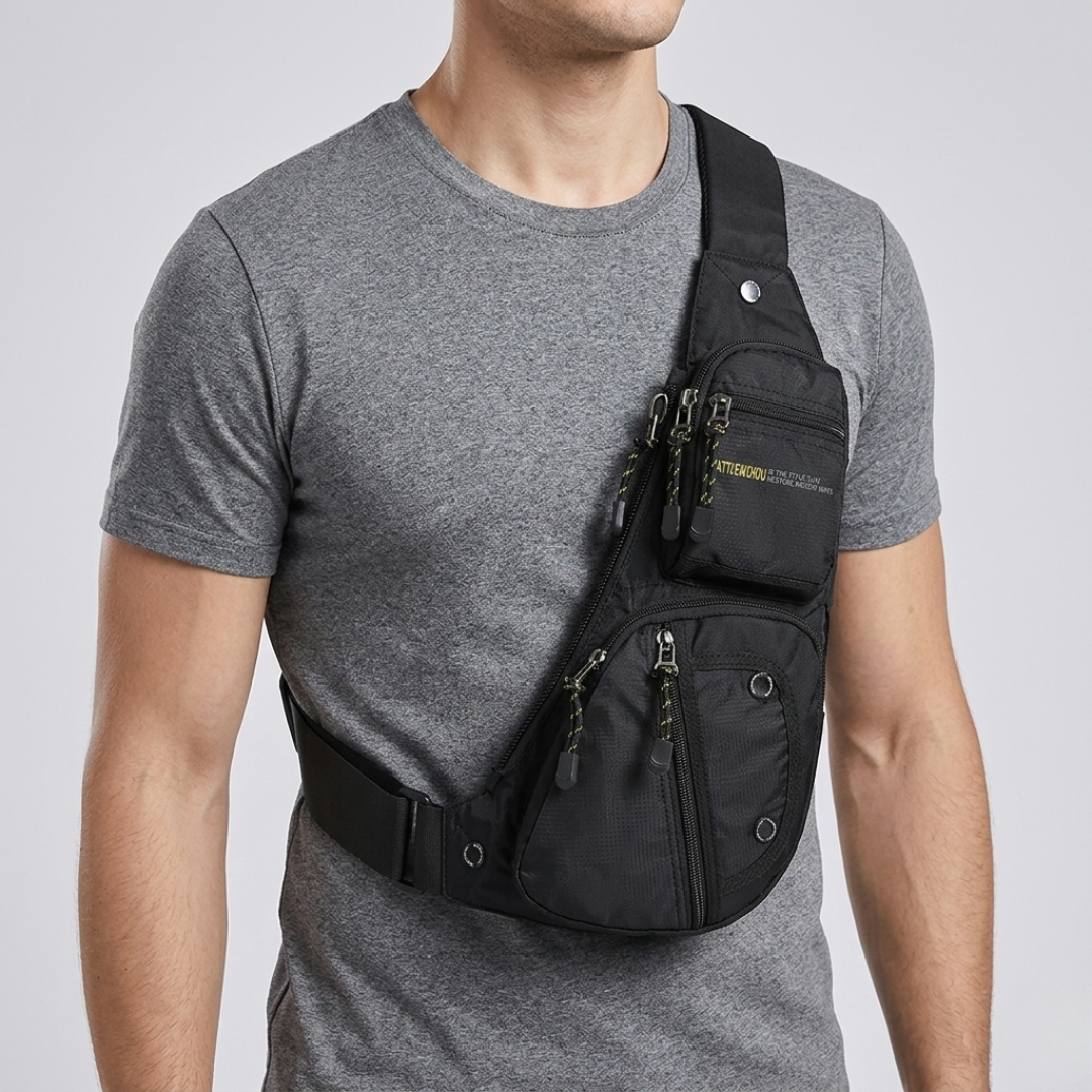 Wasserabweisende Sling Bag Outdoor – FlexTrail Crosspack