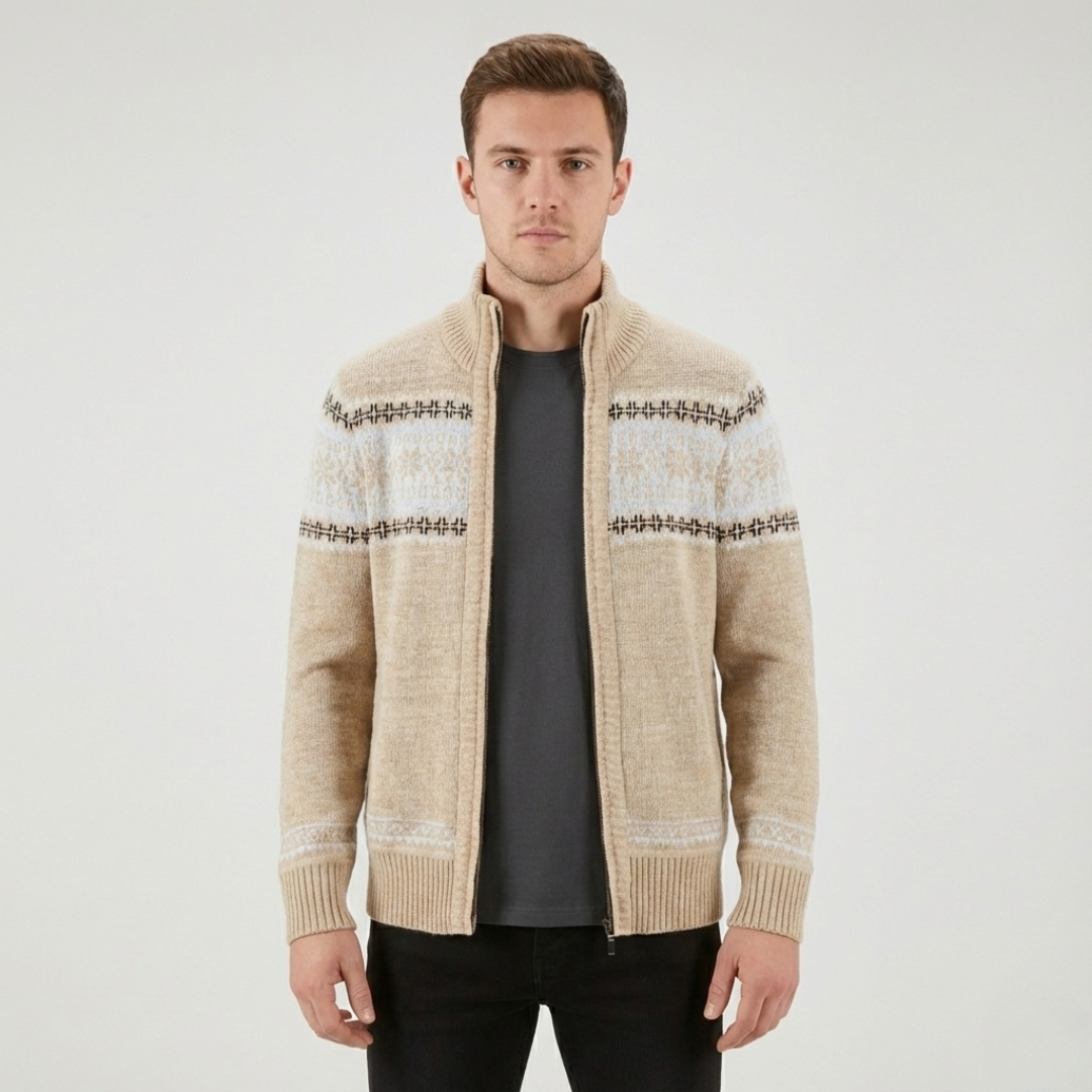 Nordspur | Vollreißverschluss-Strickjacke