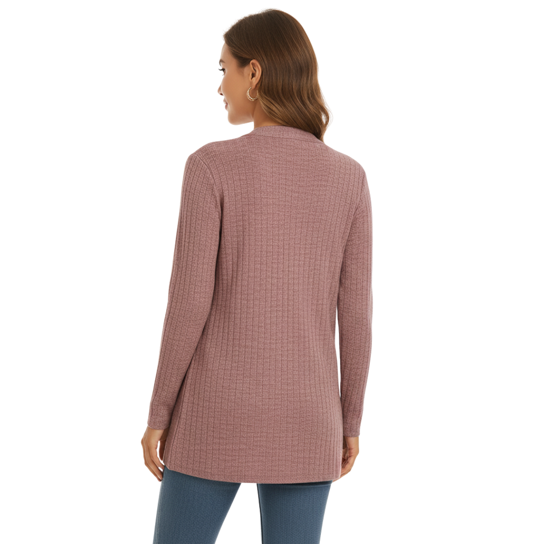 Nordspur | Strickschicht in Blush-Rosa