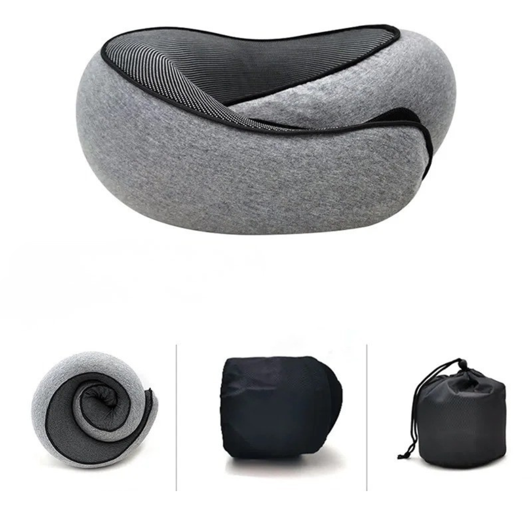 Nordspur | Neckluxe U-förmiges Nackenstützkissen aus Gedächtnisschaum