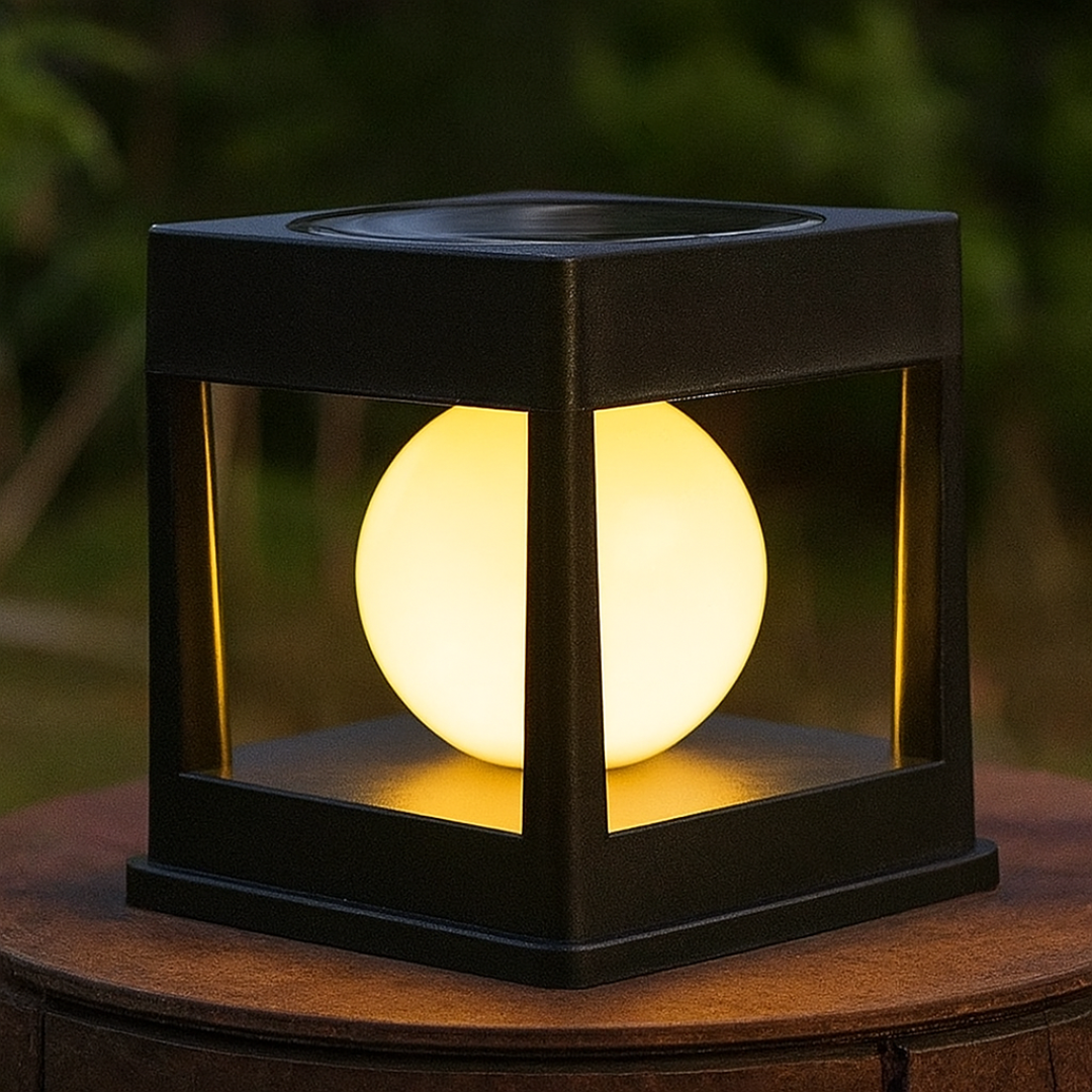 Solar Gartenleuchte LED wasserdicht – LumoCube