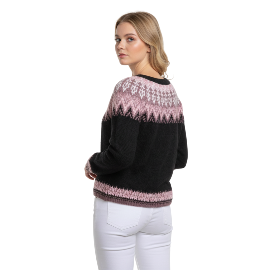 Nordspur | RoseWeave Fair-Isle-Strickpullover