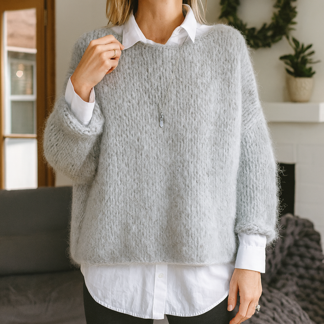 Strickpullover mit lockerer Passform & weichem Stoff – Sofira Knitwear