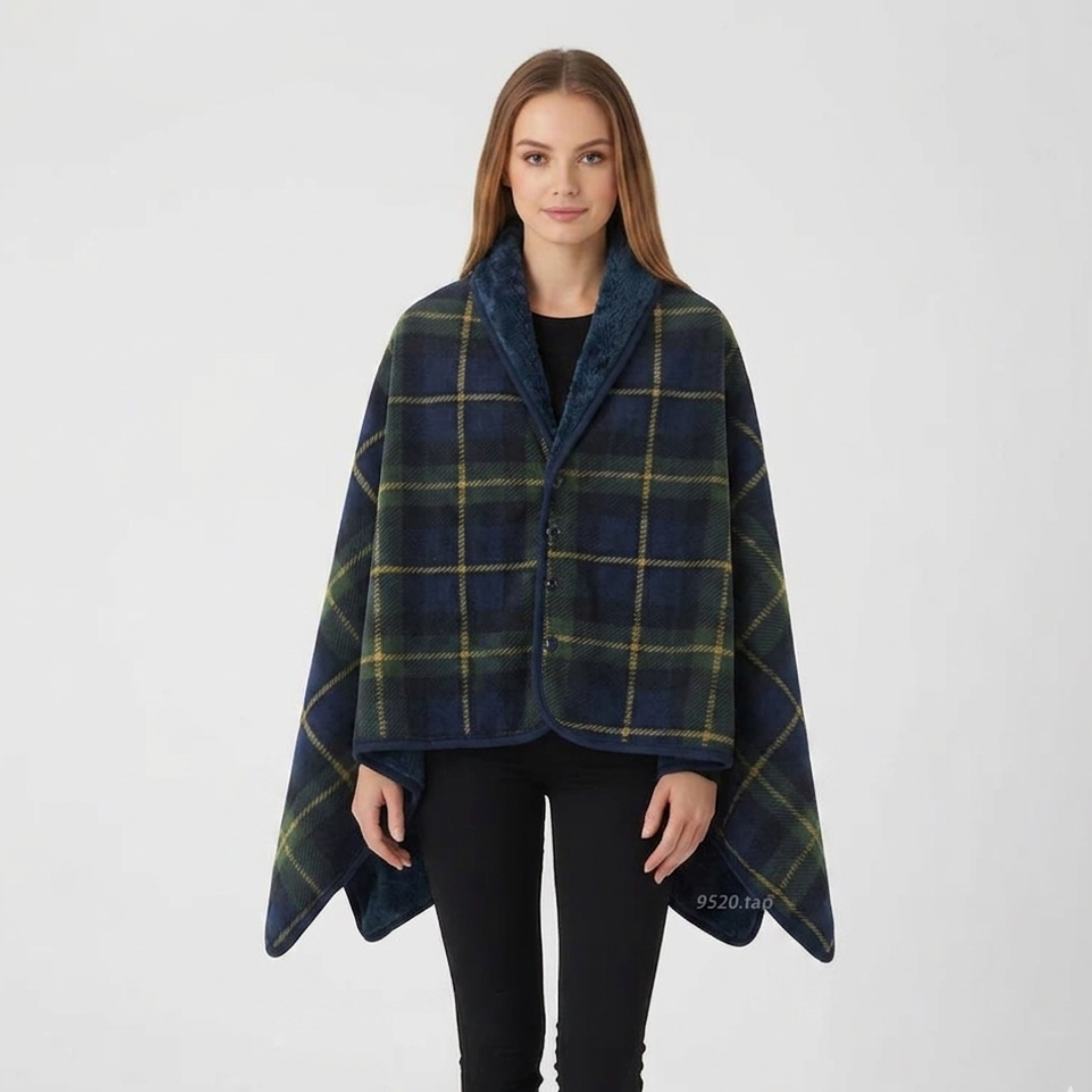 Nordspur | Tragbares Flanell-Umhang-Decke
