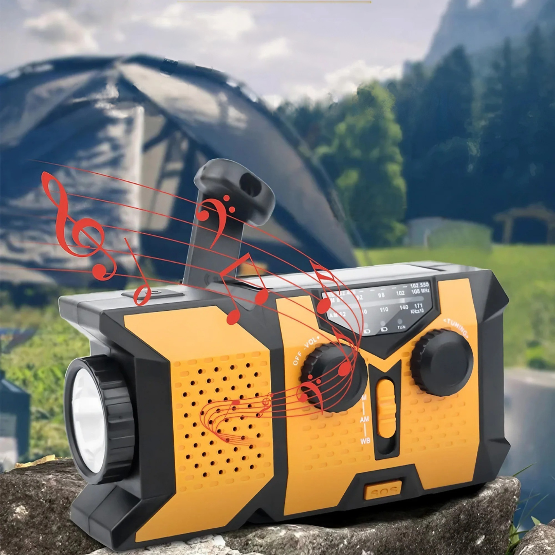 Nordspur | RescueLume Tragbares Kurbelradio