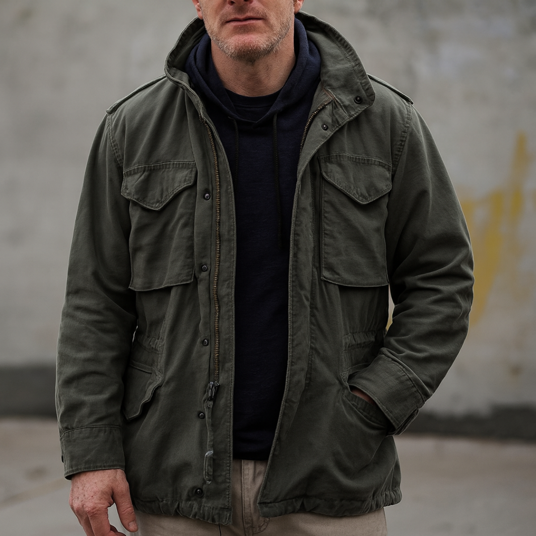 Feldjacke Herren winddicht & mit Kapuze – IronTrail Jacket