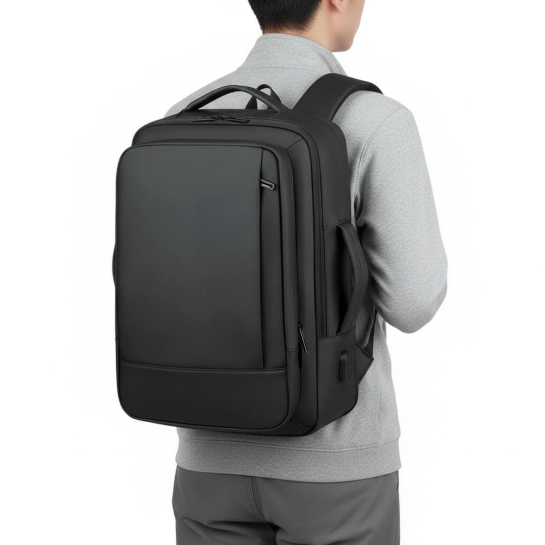 Nordspur | Erweiterbarer Oxford-Reiserucksack