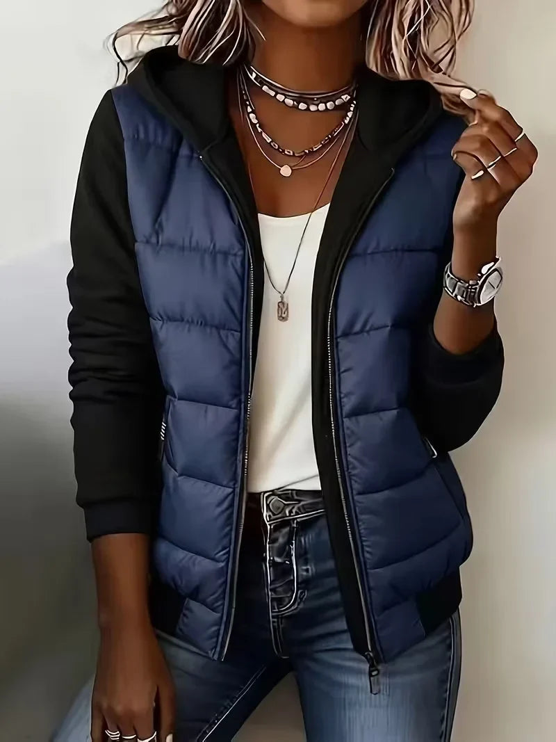 Sabrina Gefütterte Jacke mit Kapuze