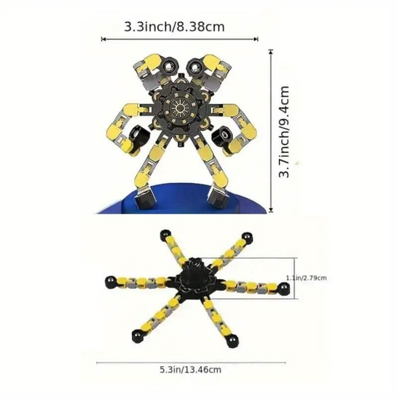 3er-Pack: Fidget Toys Verwandelbare Spinner