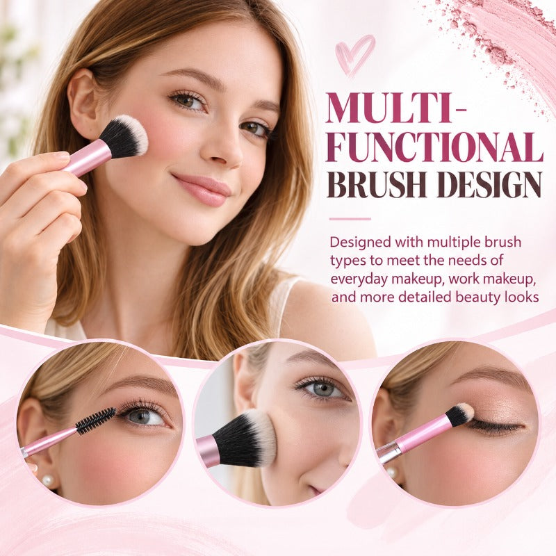 Kompakte Reise-Make-up-Pinsel
