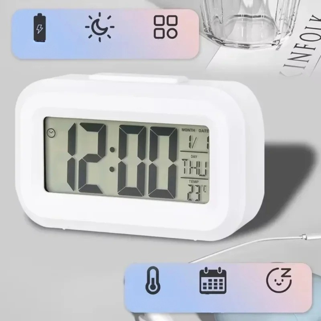 Nordspur | Lumiclock Kompakte LED-Digitaluhr mit Wecker
