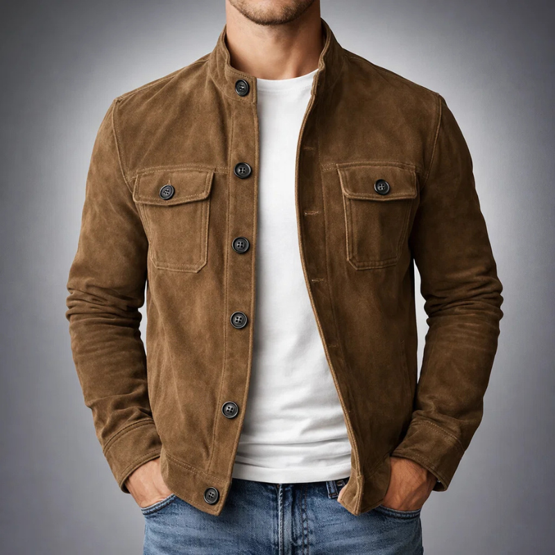 Tommaso Jacke aus Premium-Wildleder