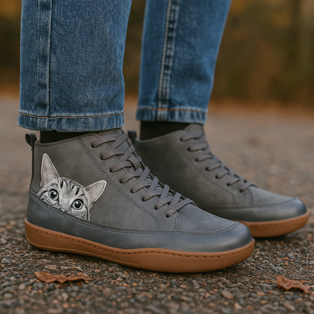 Schuhe Leder warm & stylisch – CatLovers Ankle Boots