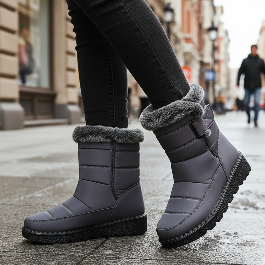 Winterstiefel Damen wasserdicht mit Warmfutter & rutschfester Sohle – FrostStep Boots