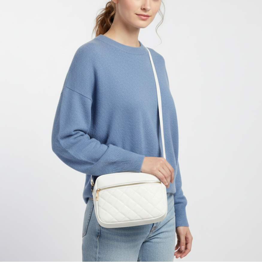 Nordspur | Weiche Crossbody-Tasche aus Spaltleder