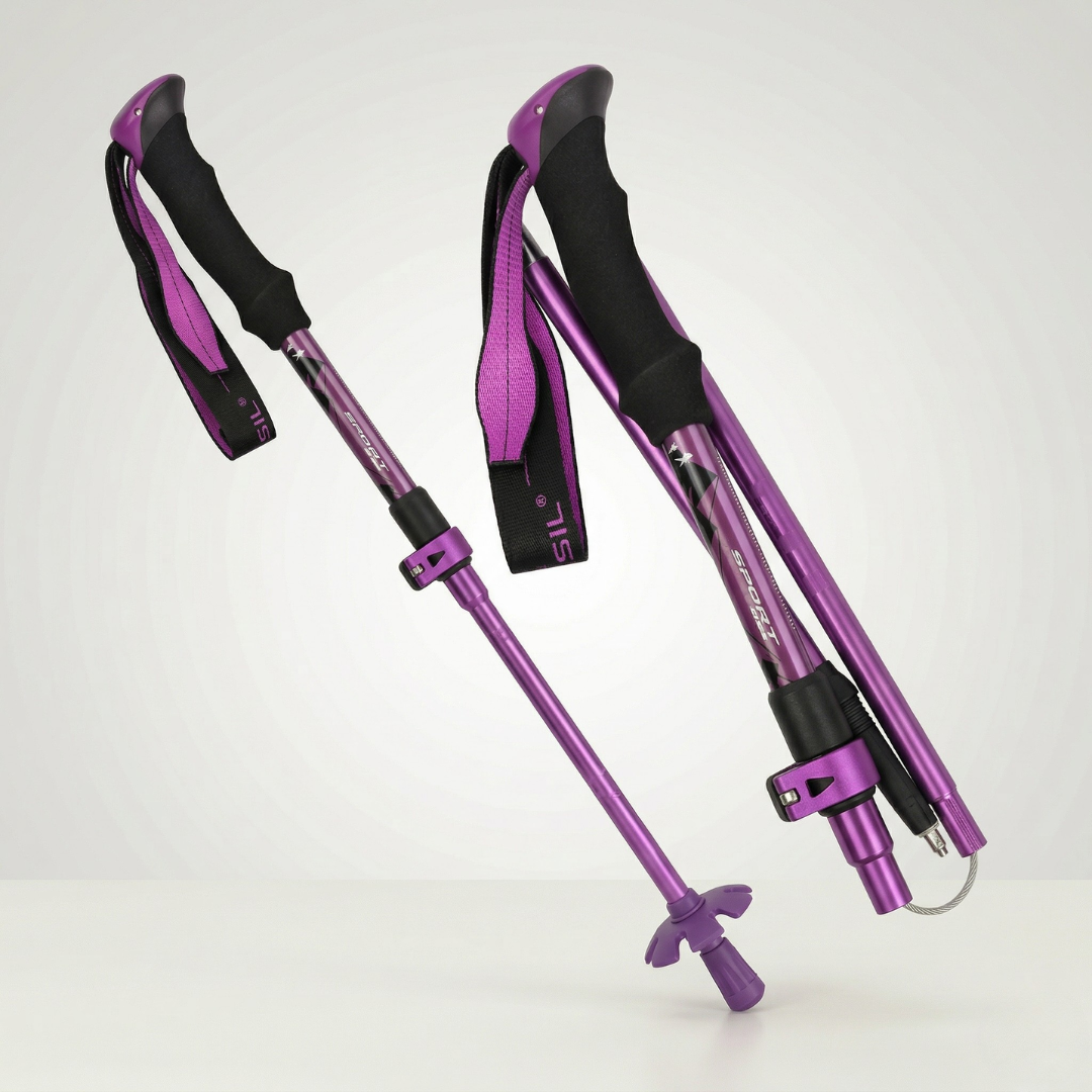 Nordspur | Faltbare Nordic-Walking-Stöcke für Stabilität