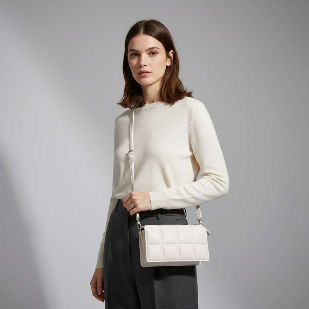 Nordspur | Kleine gepolsterte Schultertasche