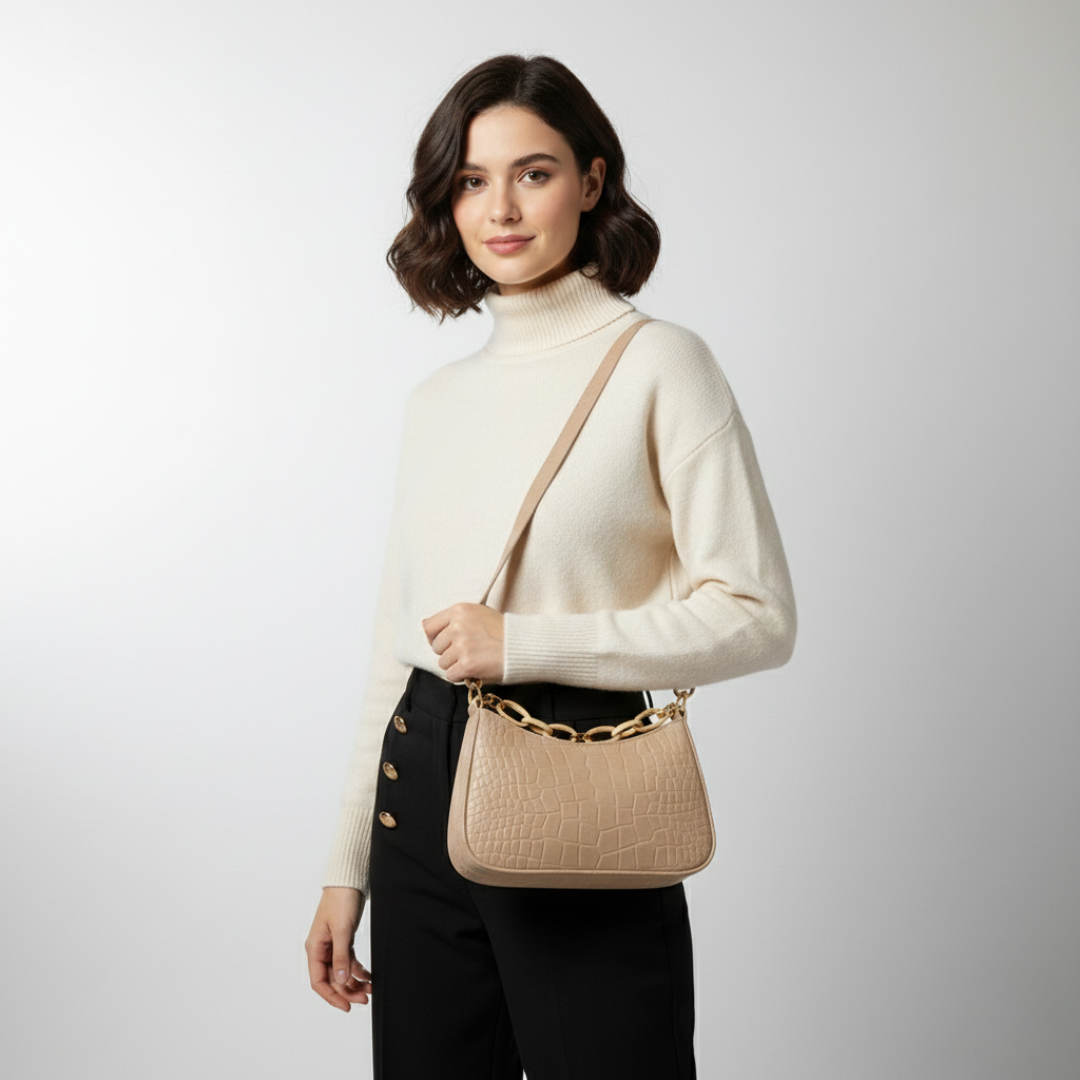 Nordspur | Kleine Filz-Sichel-Tote-Tasche