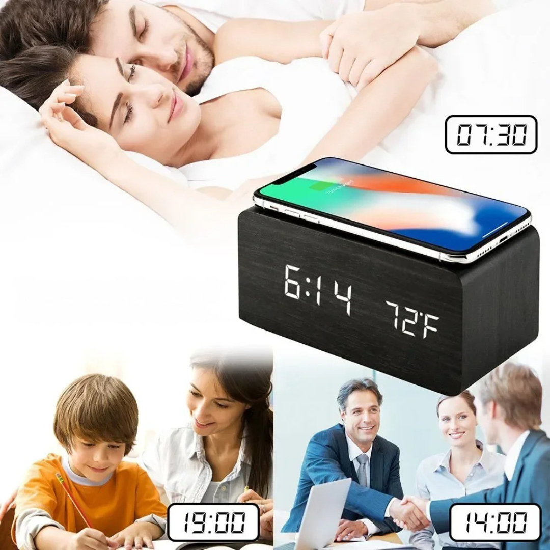 Nordspur | Lumnora Digital LED Holzwecker